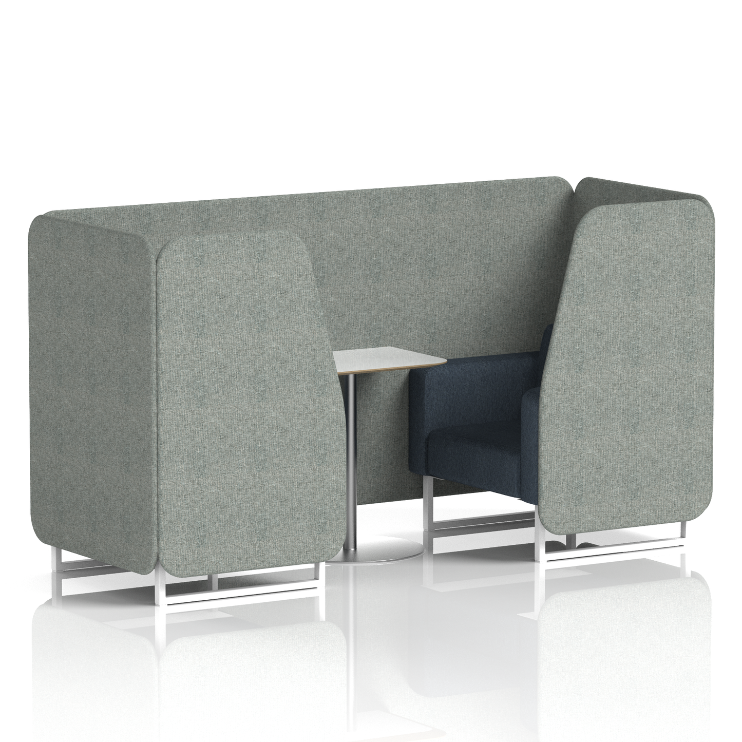 Brixworth Booth With White Table In Two Tone (Part 1)
