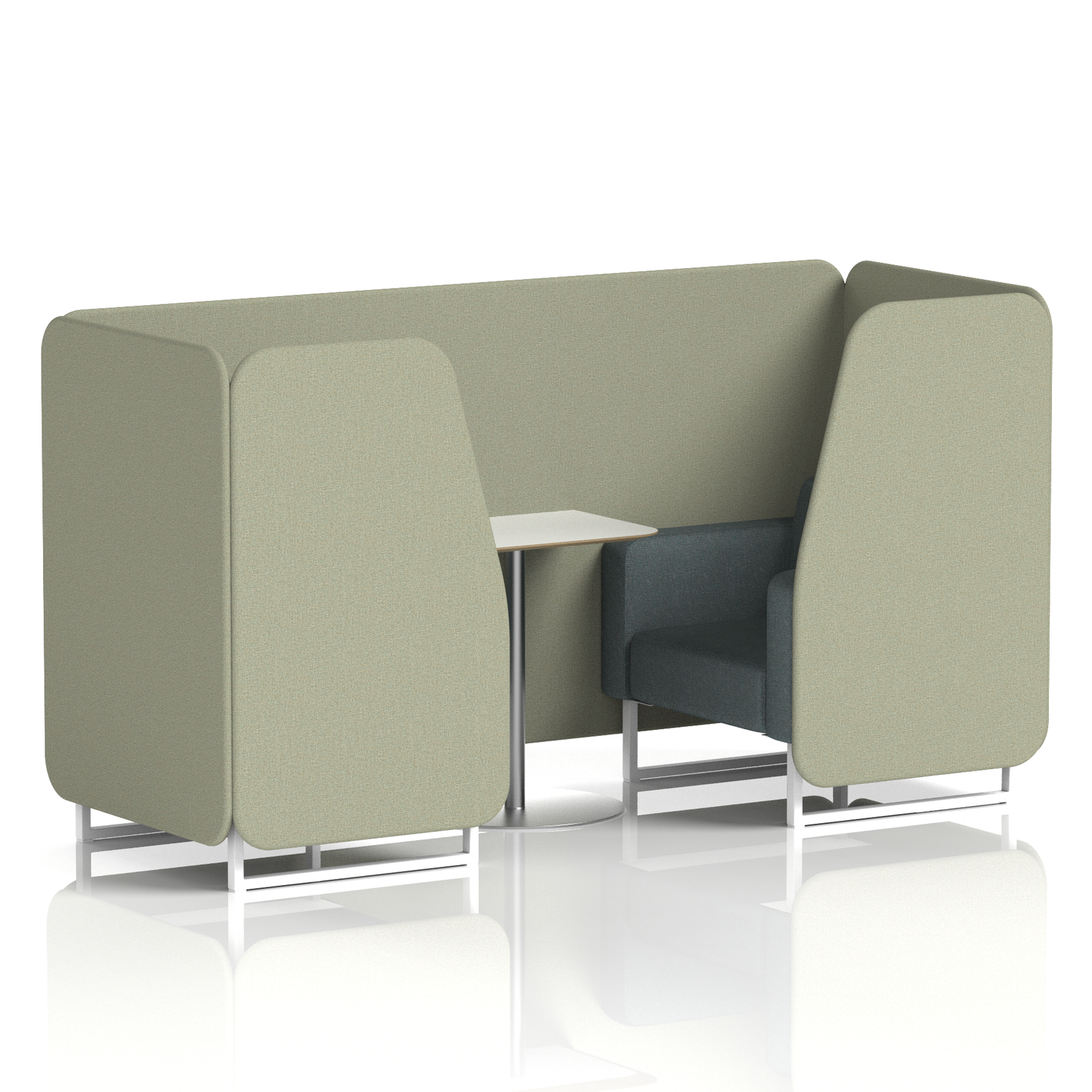Brixworth Booth With White Table In Two Tone (Part 2)