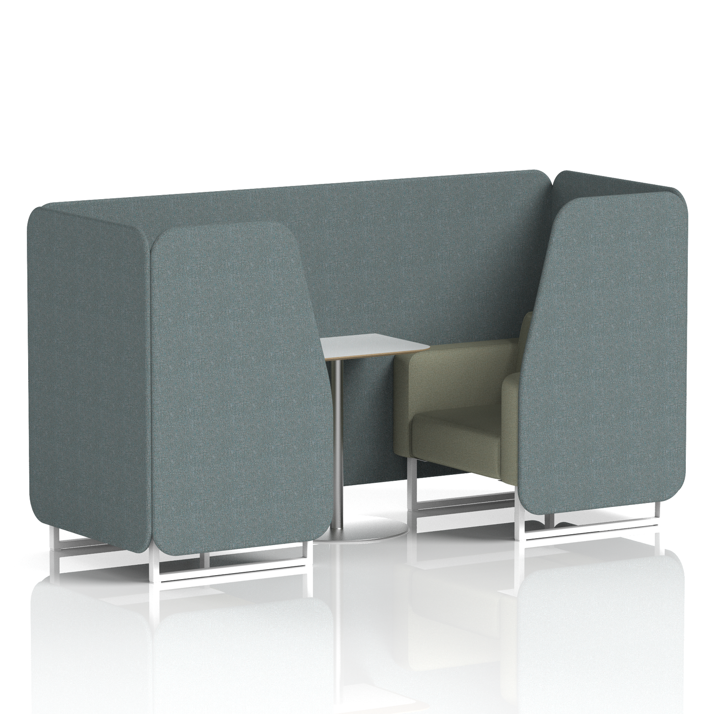 Brixworth Booth With White Table In Two Tone (Part 2)