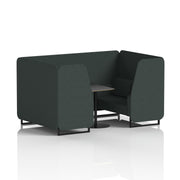 Brixworth Booth With Black Table In Single Tone (Part 1)