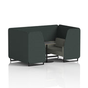 Brixworth Booth With Black Table In Two Tone (Part 1)