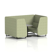 Brixworth Booth With Grey Table In Single Tone (Part 1)
