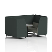 Brixworth Booth With Grey Table In Two Tone (Part 1)