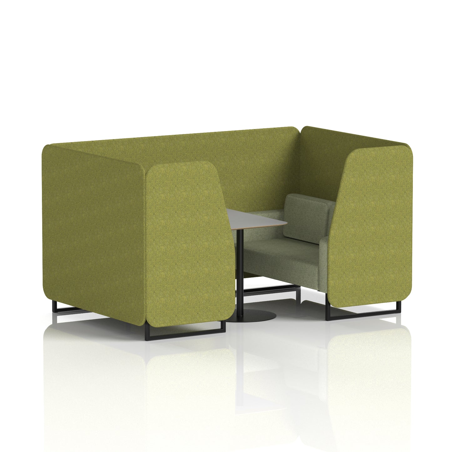 Brixworth Booth With Grey Table In Two Tone (Part 1)