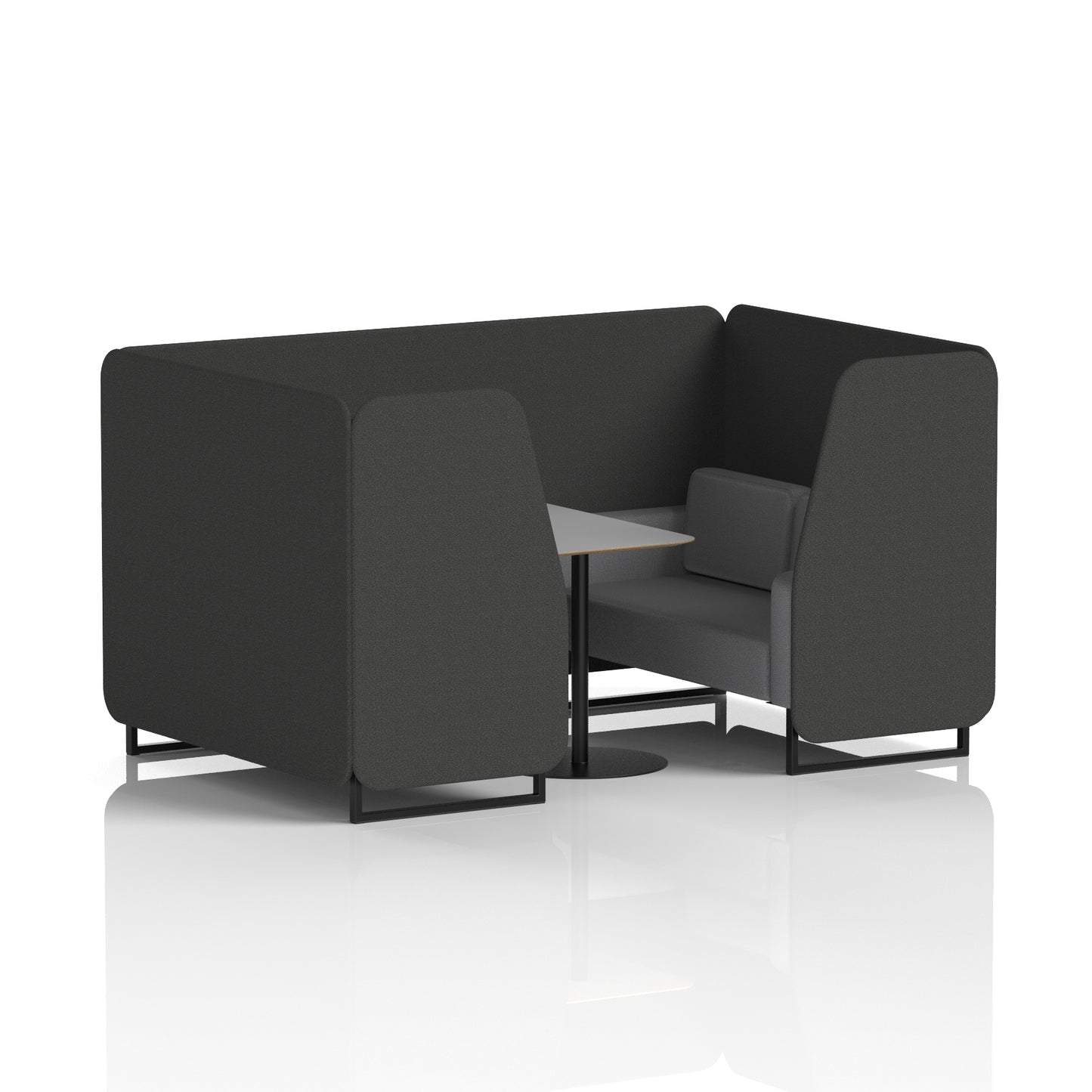 Brixworth Booth With Grey Table In Two Tone (Part 1)