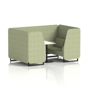 Brixworth Booth With White Table In Single Tone (Part 1)
