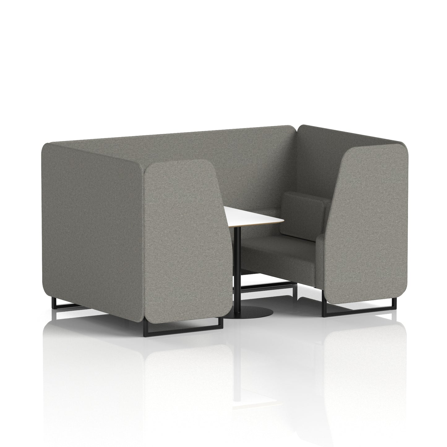 Brixworth Booth With White Table In Single Tone (Part 1)