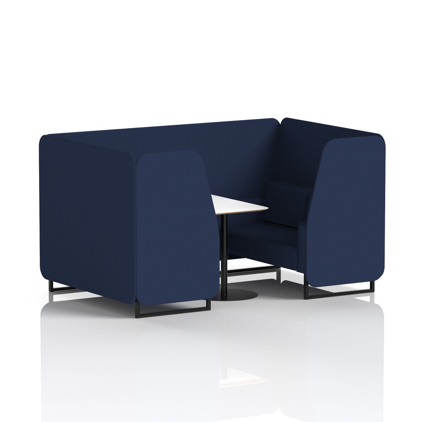 Brixworth Booth With White Table In Single Tone (Part 1)