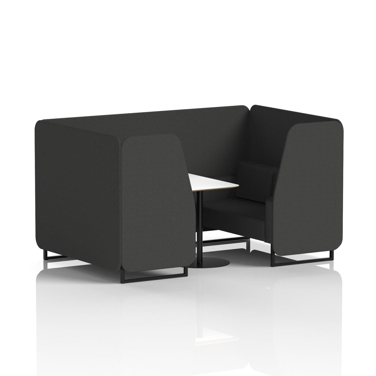 Brixworth Booth With White Table In Single Tone (Part 1)