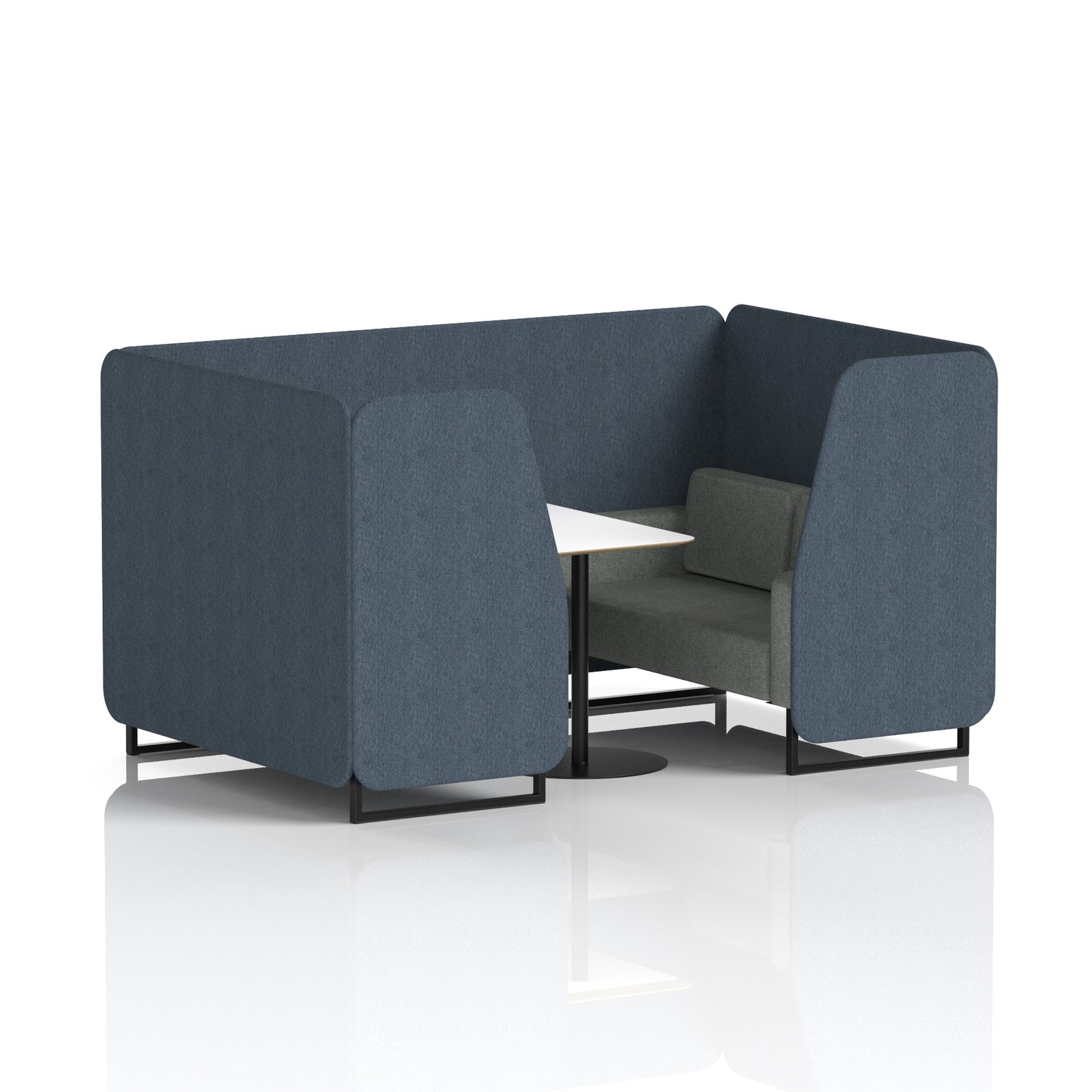 Brixworth Booth With White Table In Two Tone (Part 1)