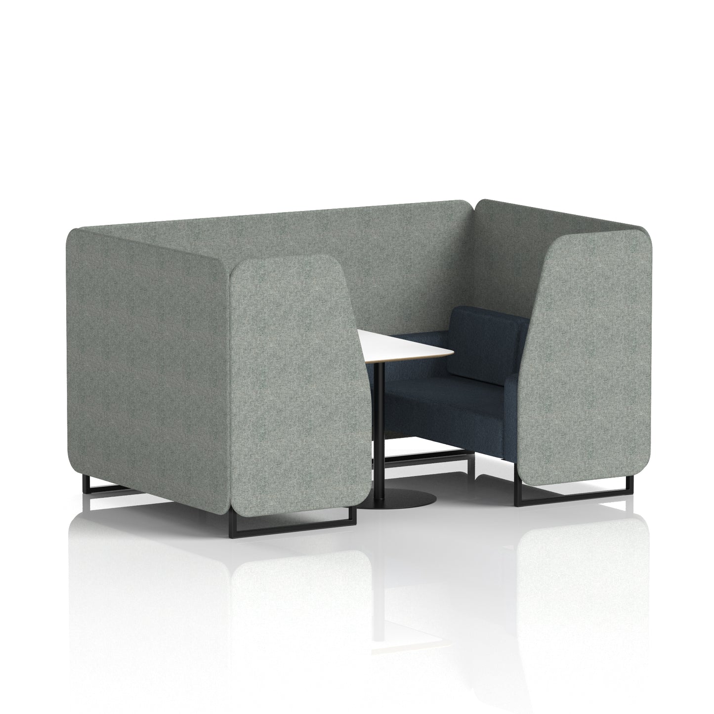 Brixworth Booth With White Table In Two Tone (Part 1)
