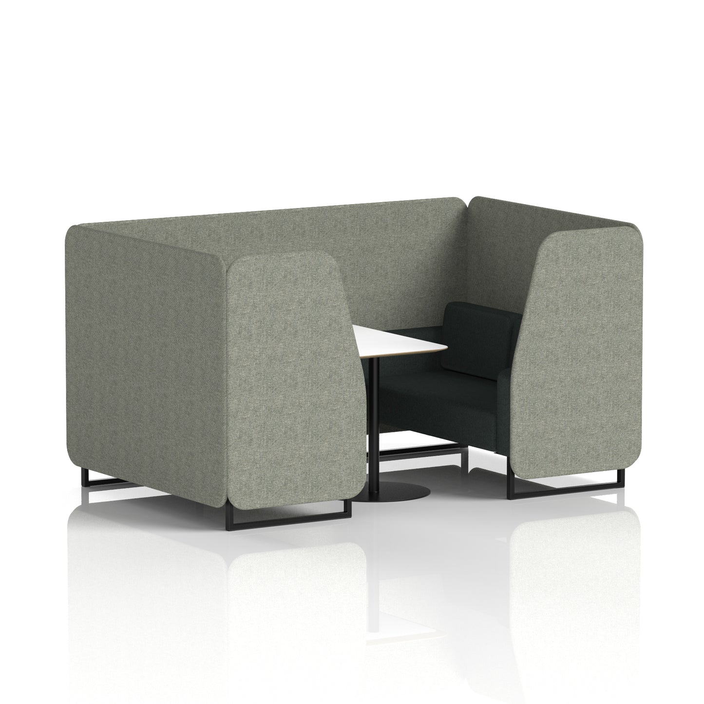 Brixworth Booth With White Table In Two Tone (Part 1)