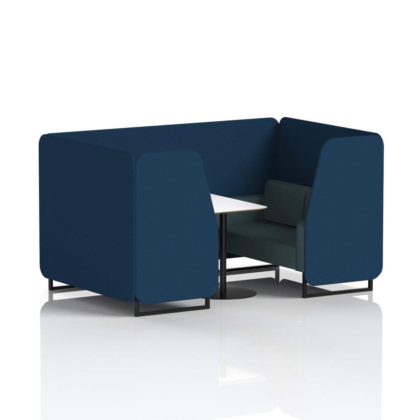 Brixworth Booth With White Table In Two Tone (Part 1)