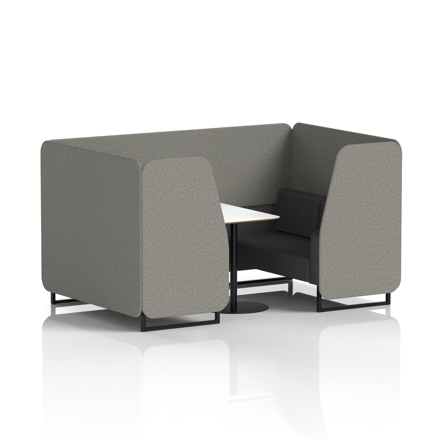Brixworth Booth With White Table In Two Tone (Part 1)