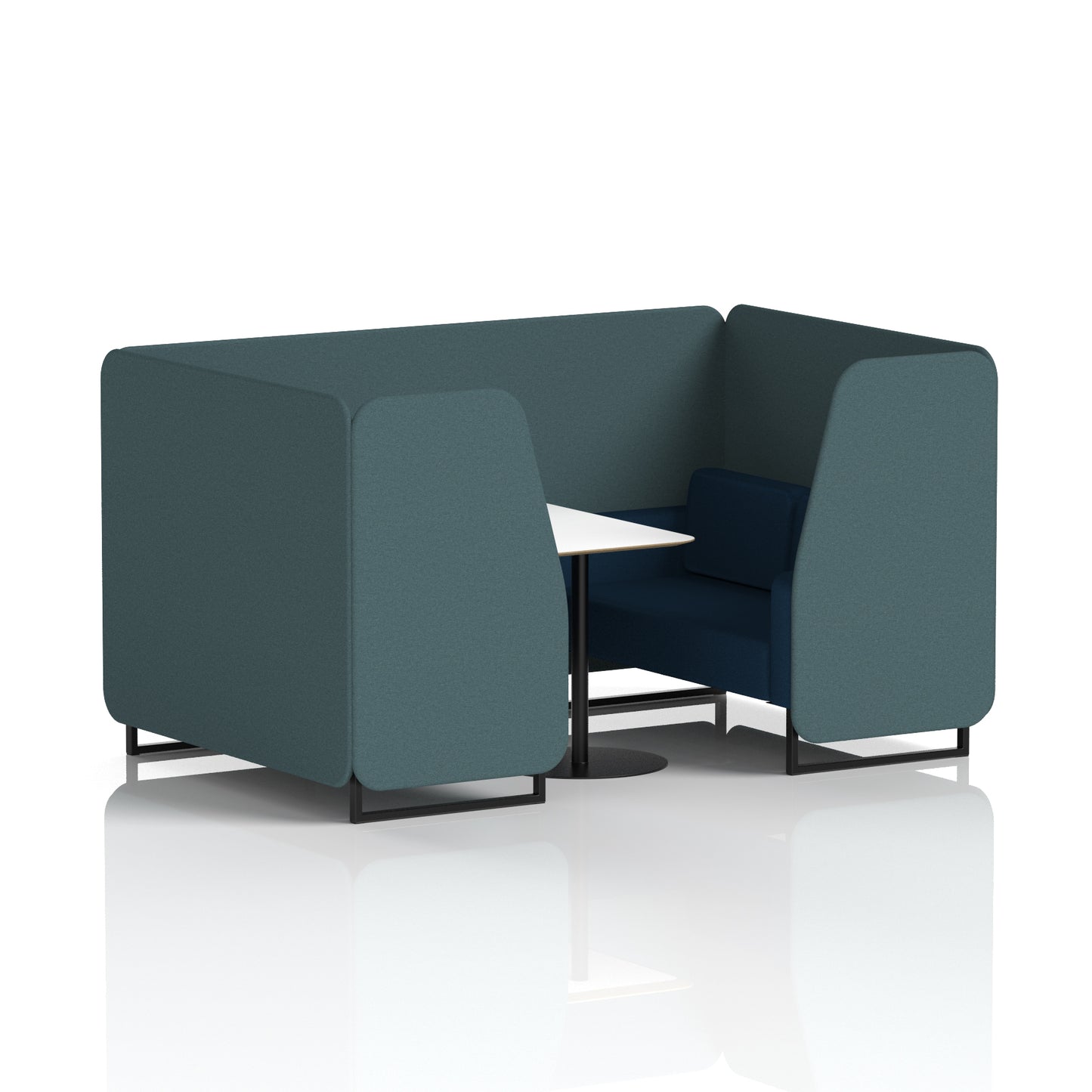 Brixworth Booth With White Table In Two Tone (Part 1)