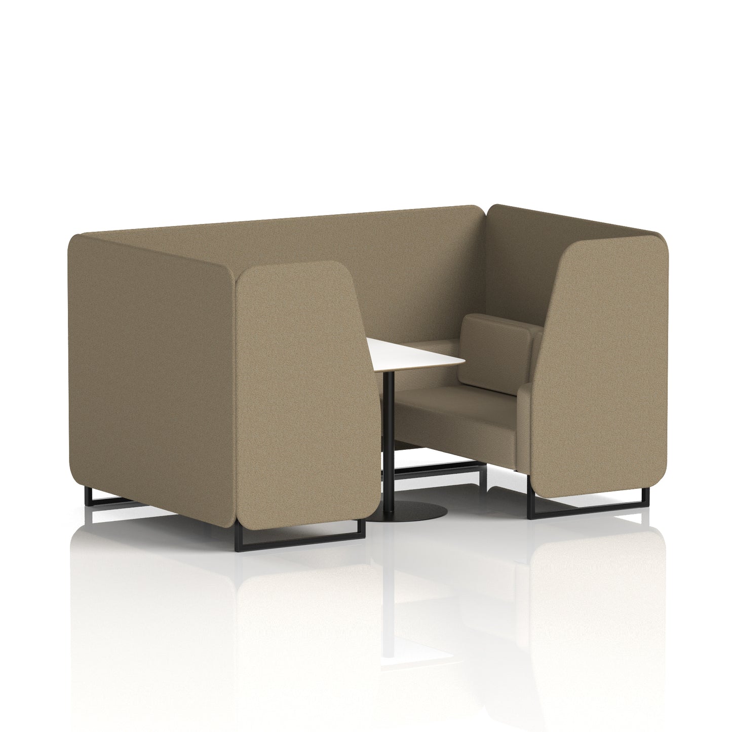 Brixworth Booth With White Table In Two Tone (Part 1)