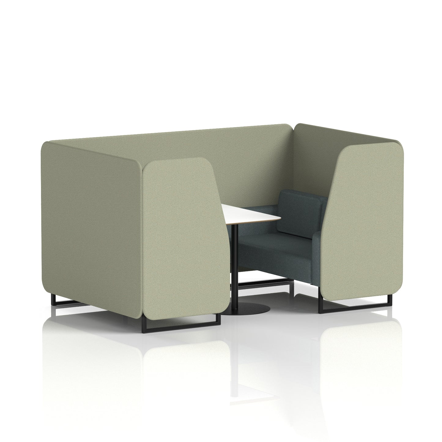 Brixworth Booth With White Table In Two Tone (Part 1)