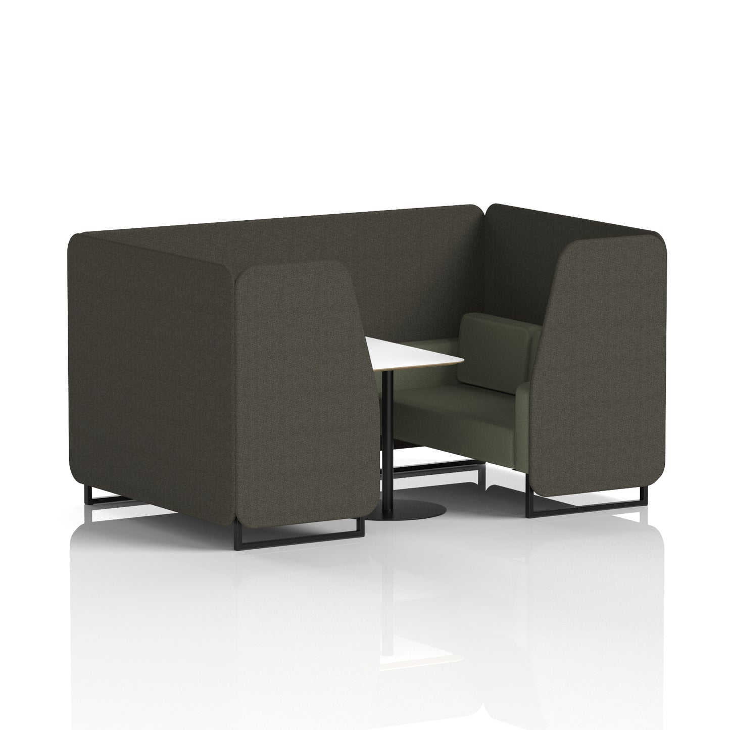 Brixworth Booth With White Table In Two Tone (Part 1)