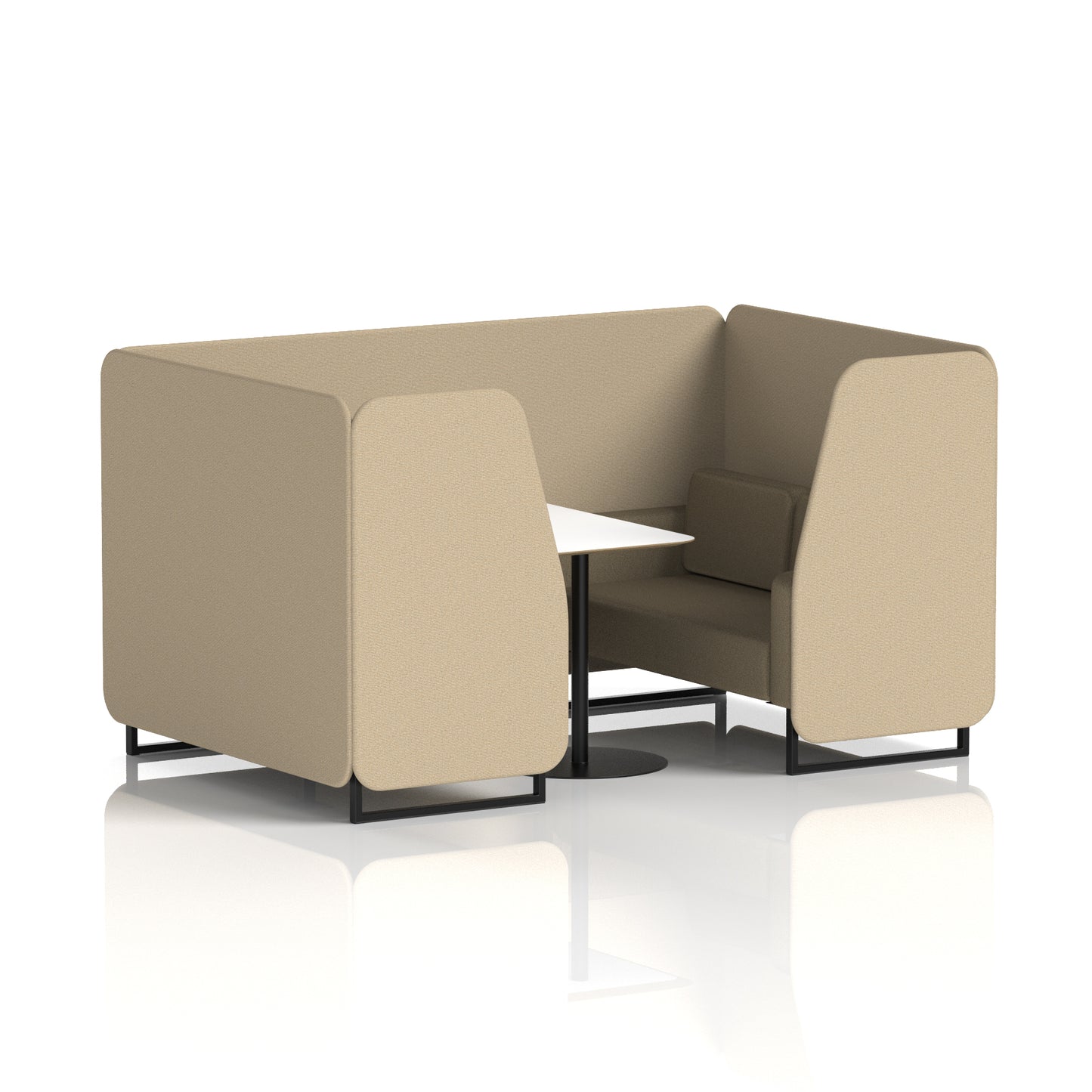 Brixworth Booth With White Table In Two Tone (Part 1)