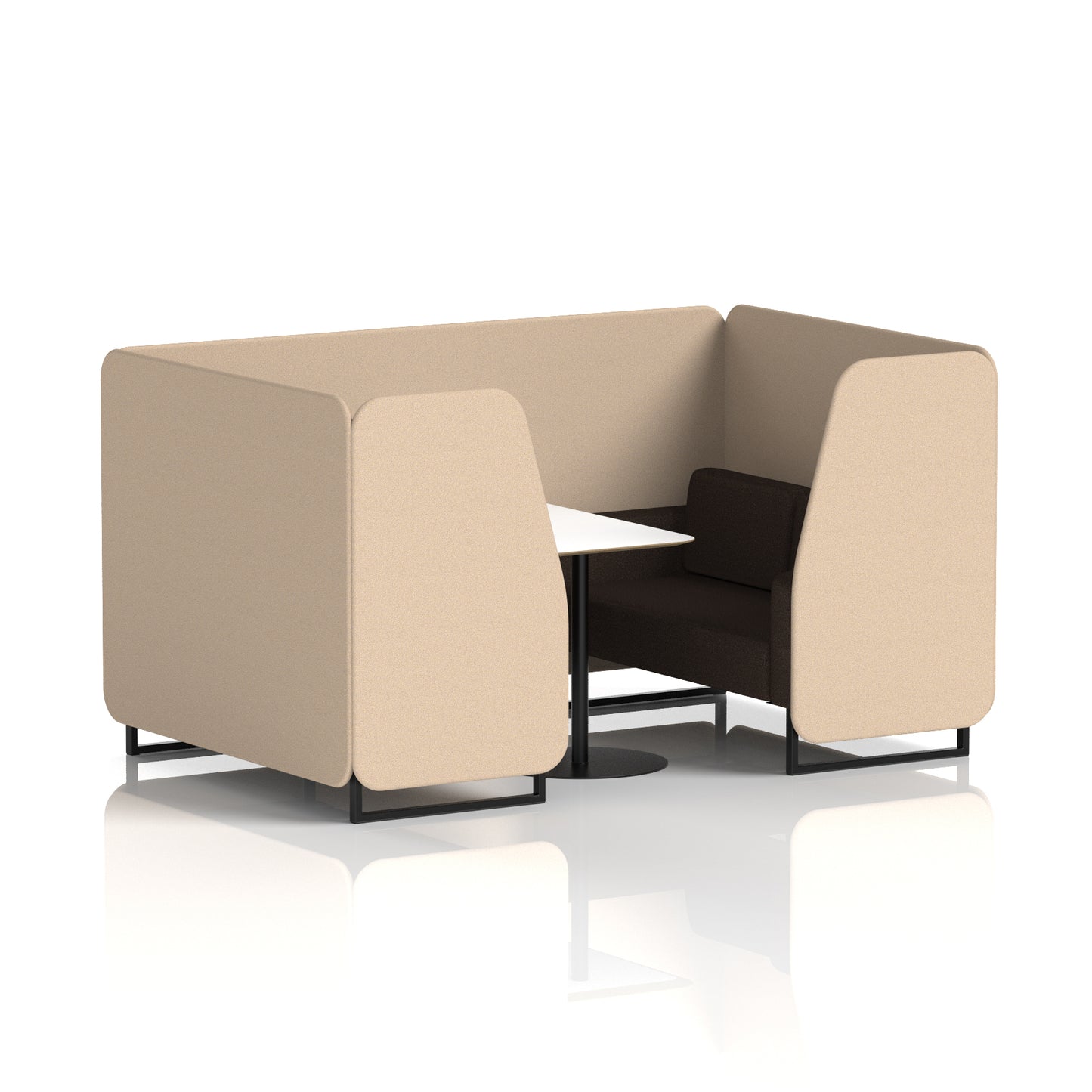 Brixworth Booth With White Table In Two Tone (Part 1)