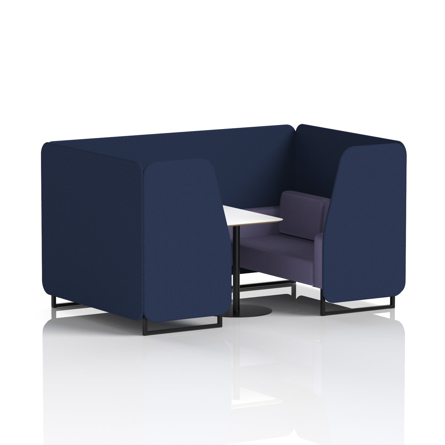 Brixworth Booth With White Table In Two Tone (Part 1)