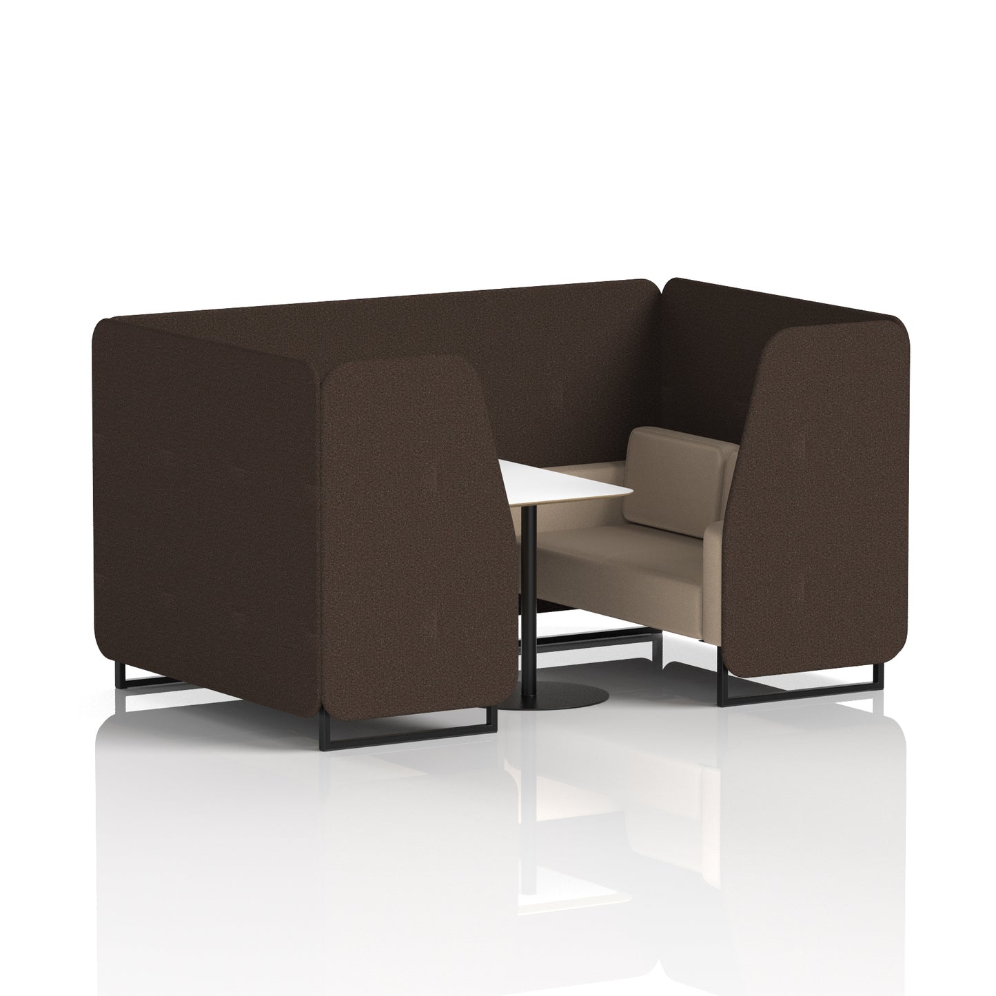Brixworth Booth With White Table In Two Tone (Part 1)