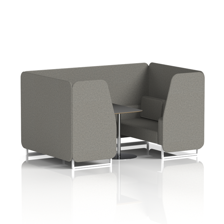 Brixworth Booth With Black Table In Single Tone (Part 2)