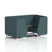 Brixworth Booth With Black Table In Single Tone (Part 2)