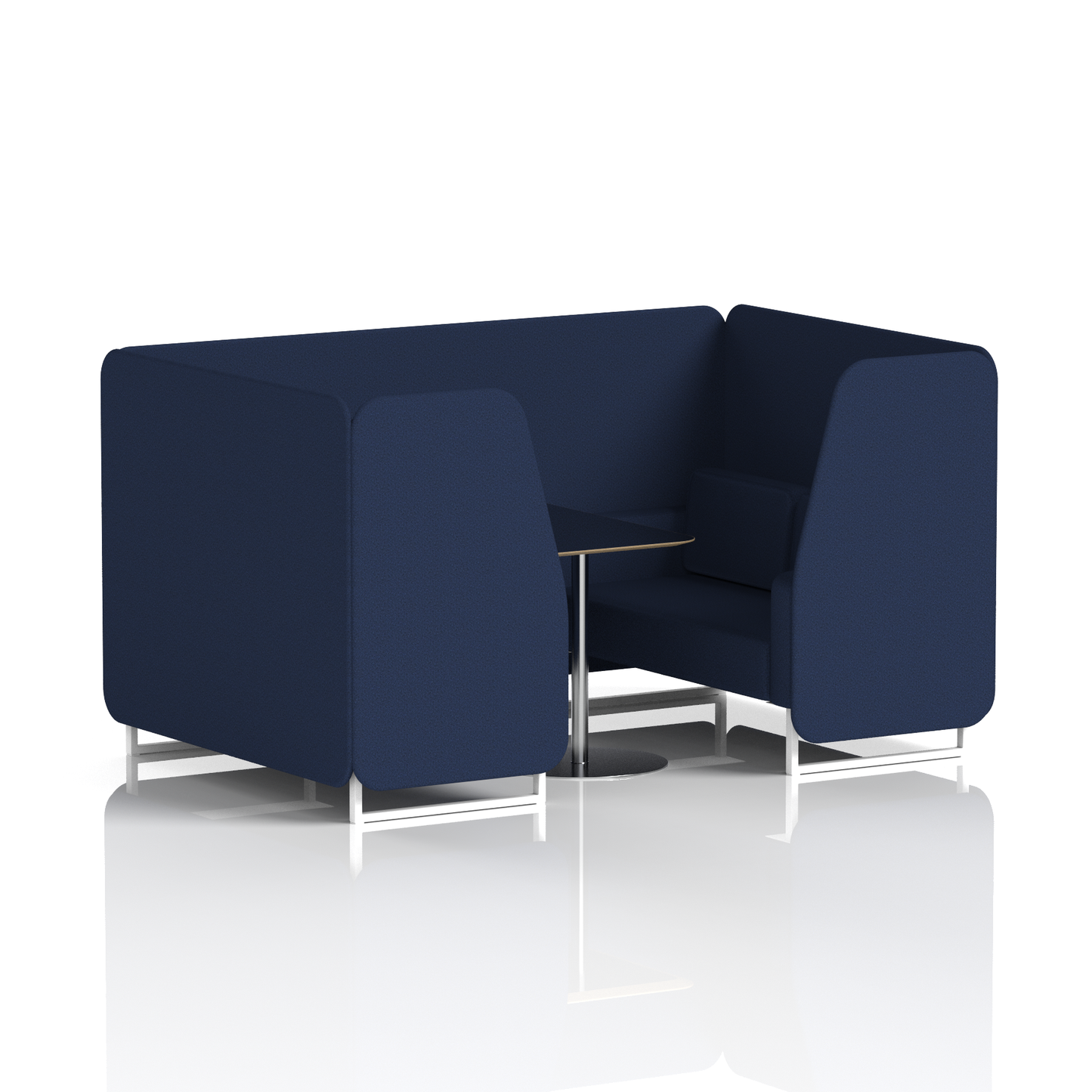 Brixworth Booth With Black Table In Single Tone (Part 2)
