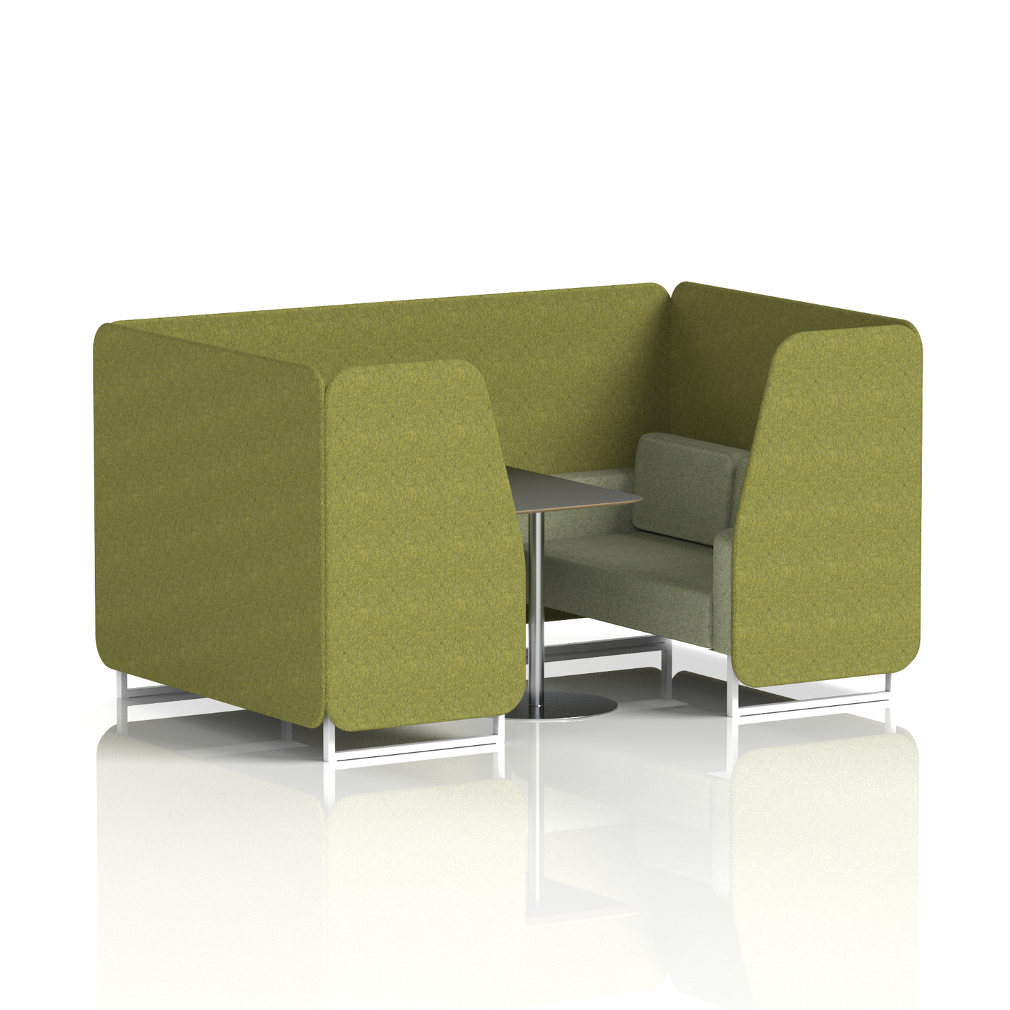 Brixworth Booth With Black Table In Two Tone (Part 1)
