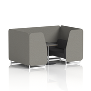 Brixworth Booth With Black Table In Two Tone (Part 2)