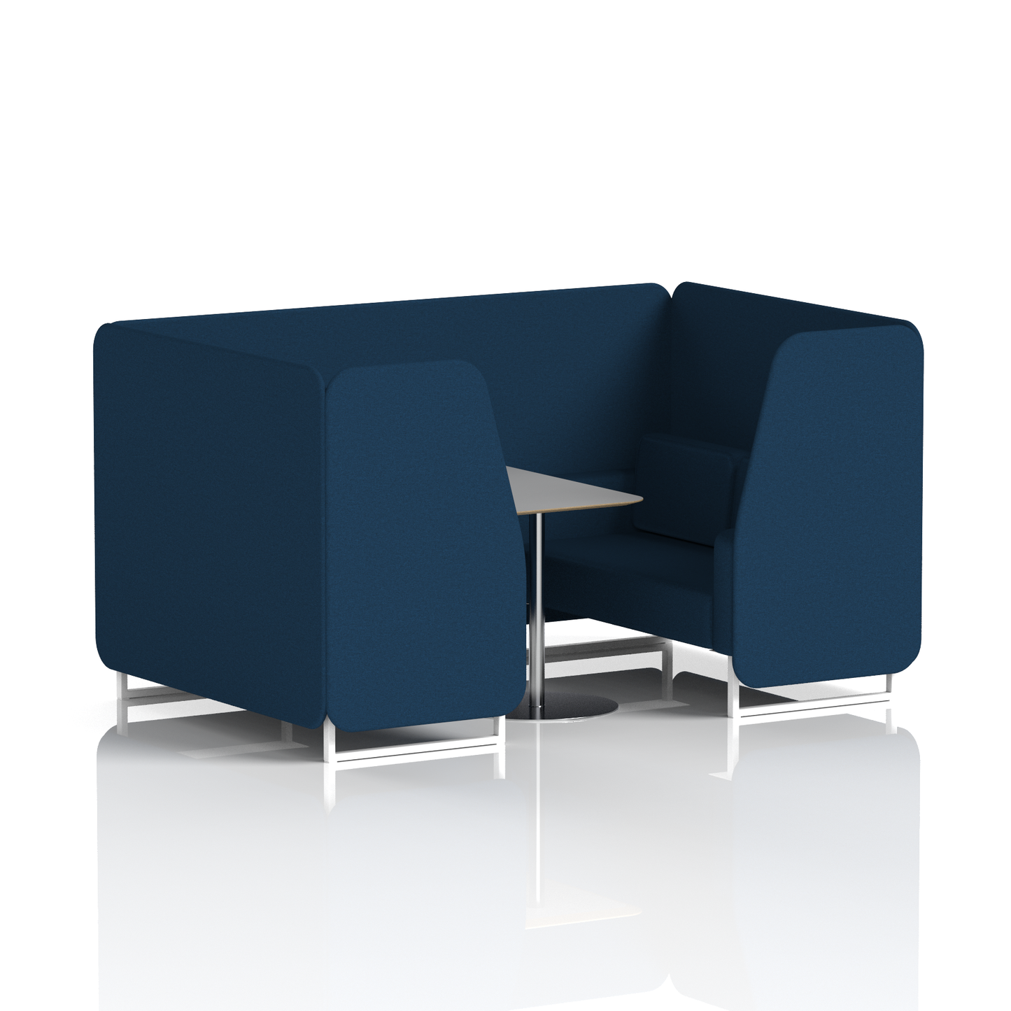 Brixworth Booth With Grey Table In Single Tone (Part 1)