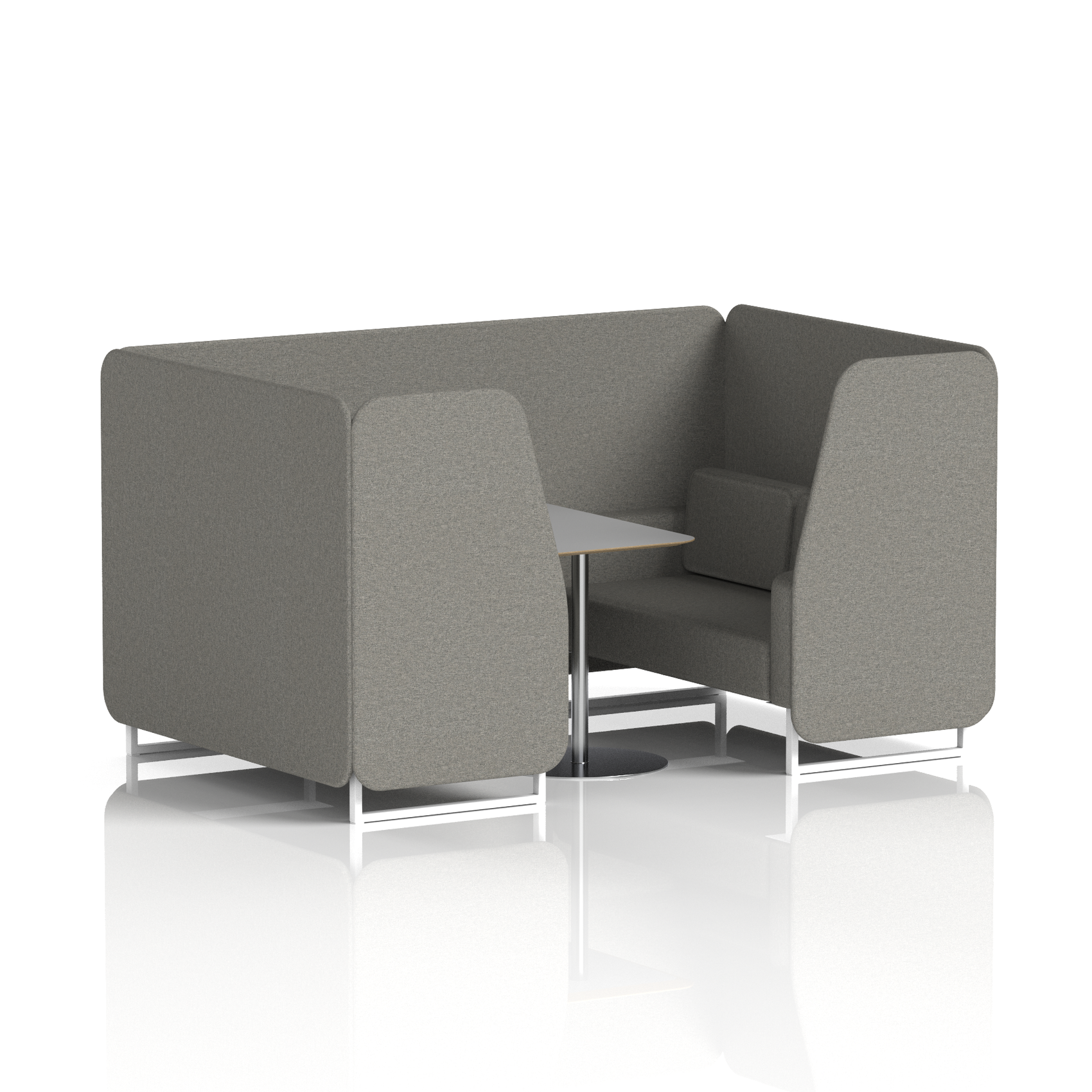 Brixworth Booth With Grey Table In Single Tone (Part 2)
