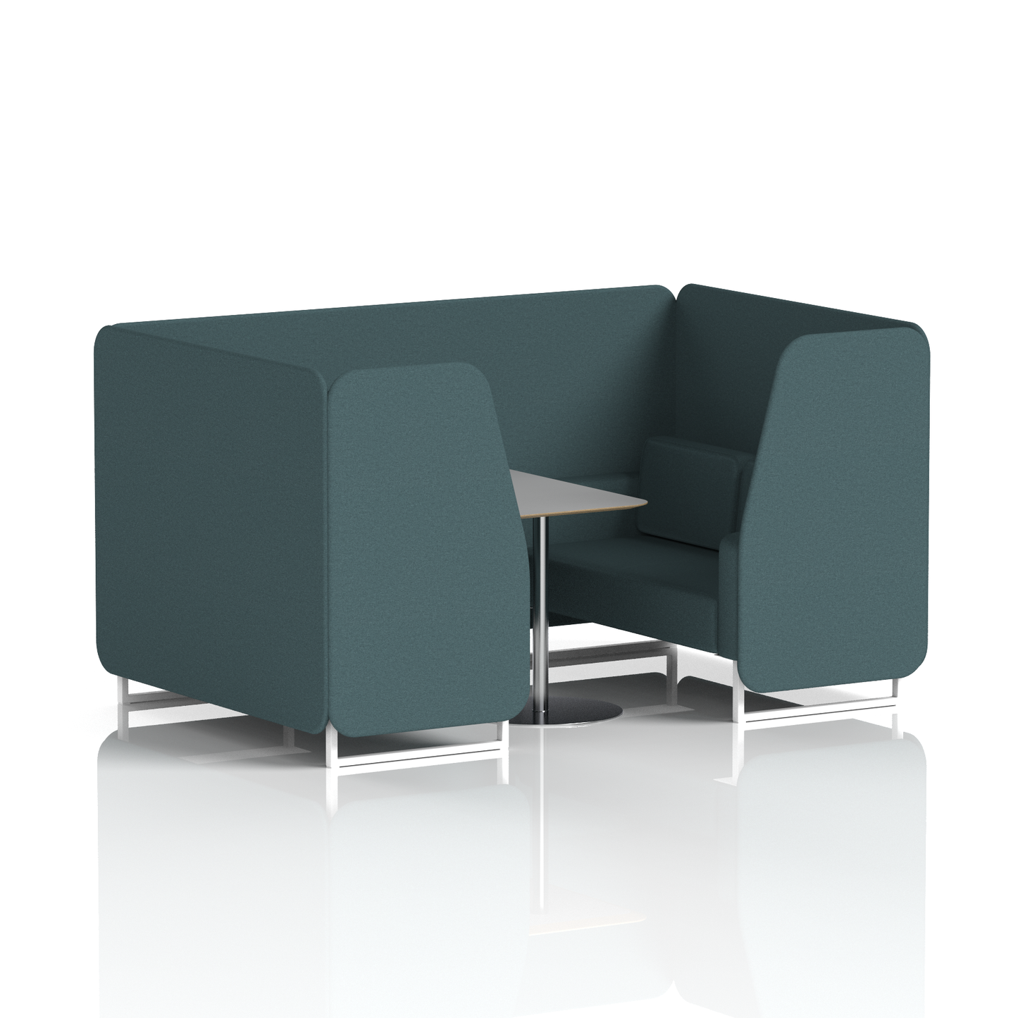 Brixworth Booth With Grey Table In Single Tone (Part 2)