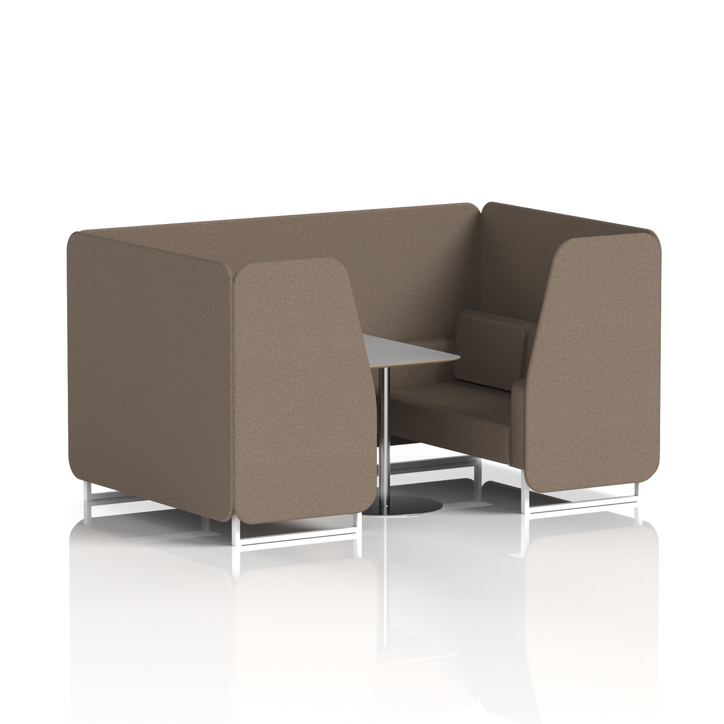 Brixworth Booth With Grey Table In Single Tone (Part 2)