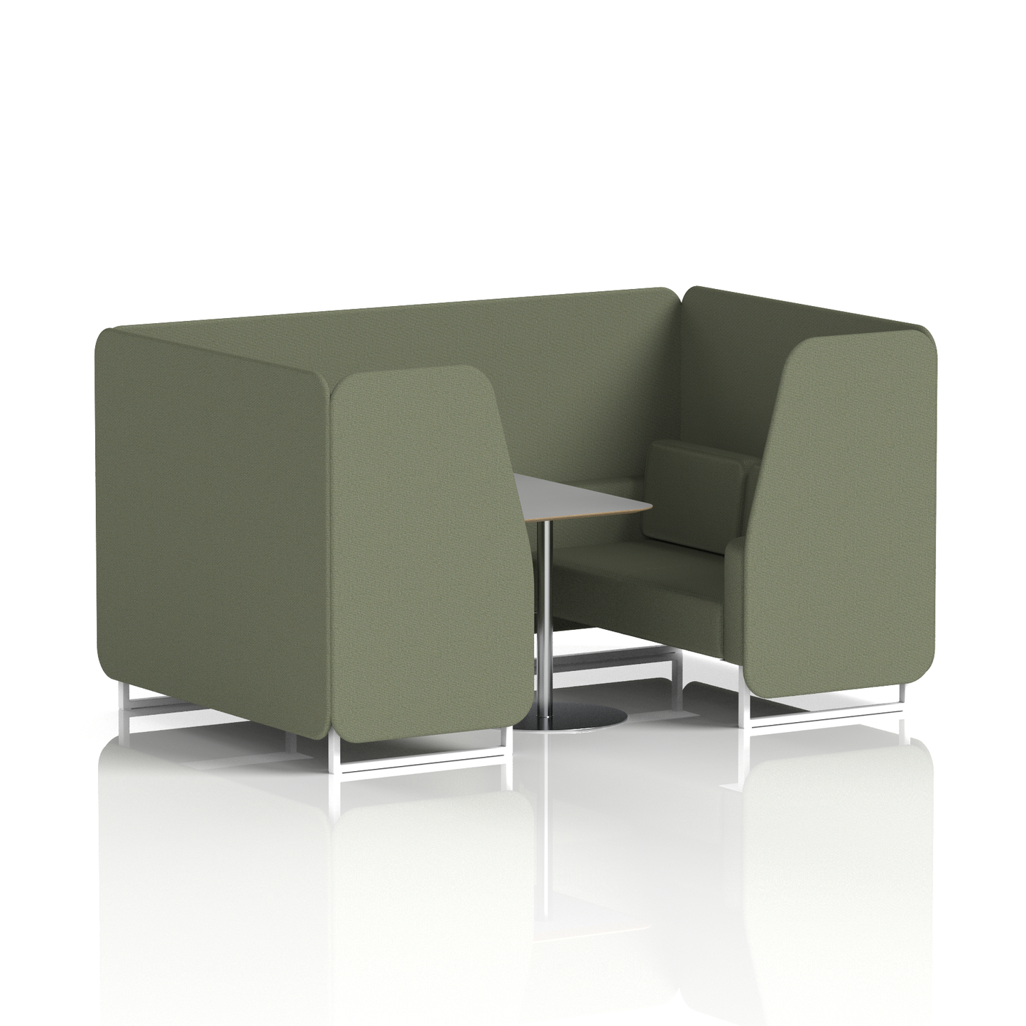 Brixworth Booth With Grey Table In Single Tone (Part 2)