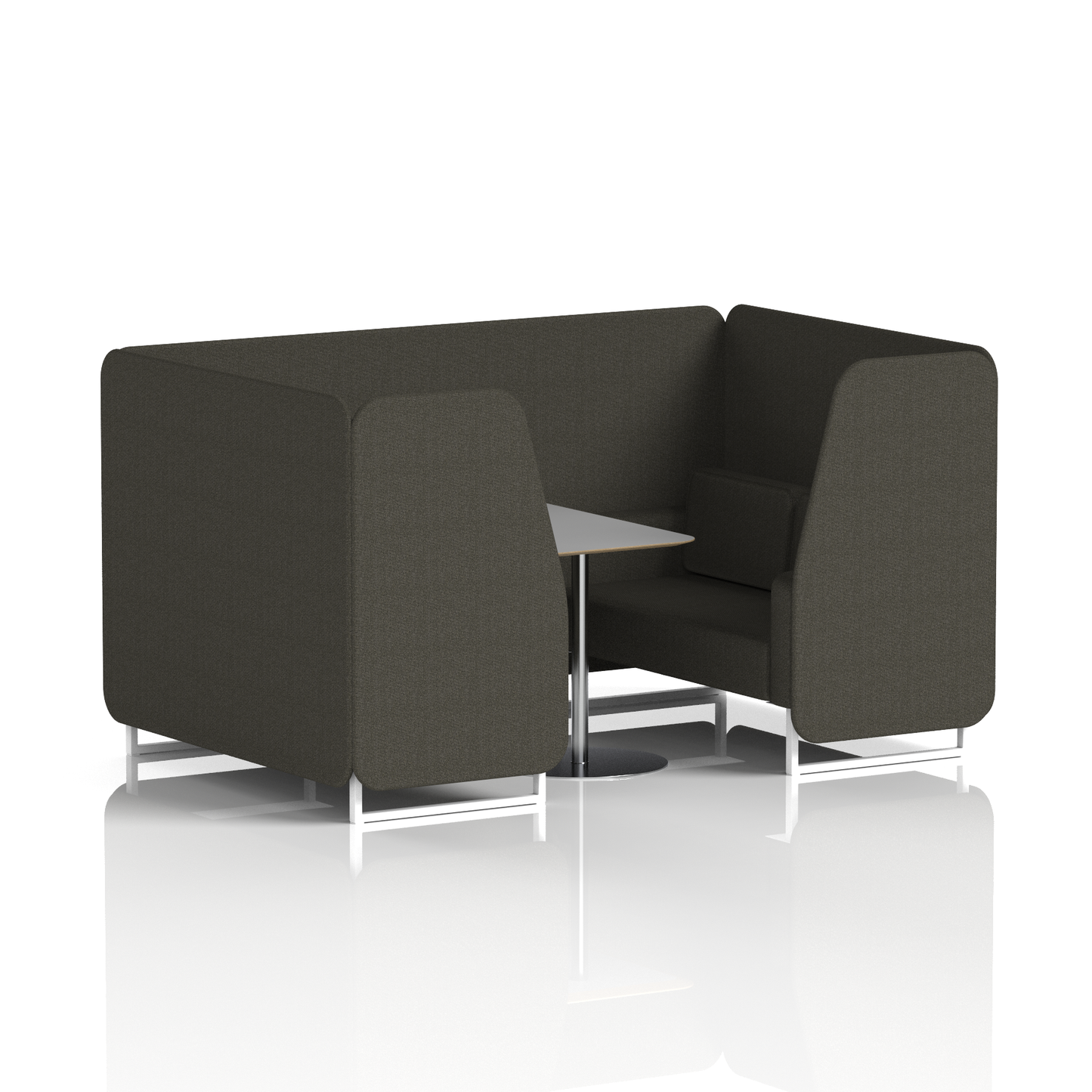 Brixworth Booth With Grey Table In Single Tone (Part 2)