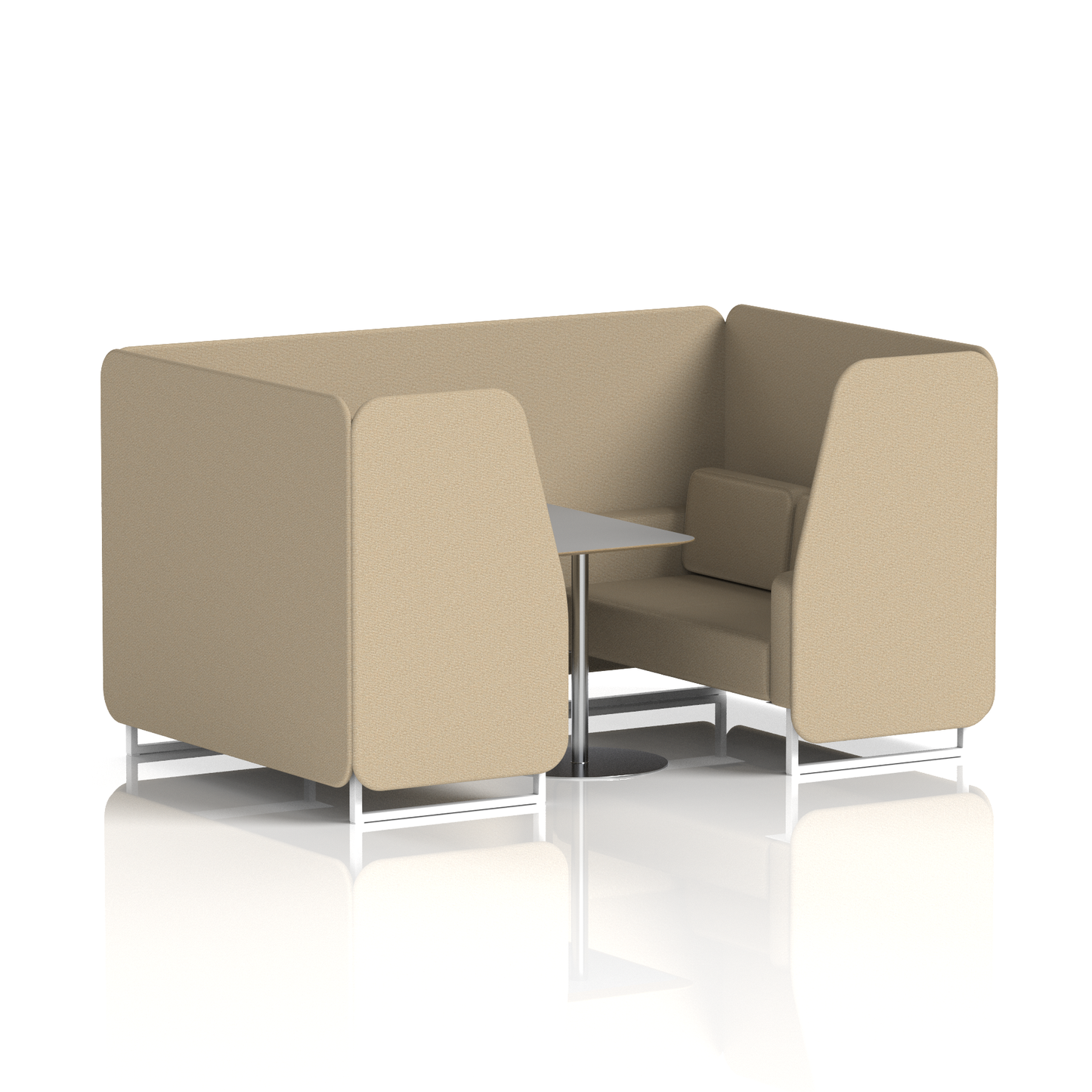 Brixworth Booth With Grey Table In Single Tone (Part 2)