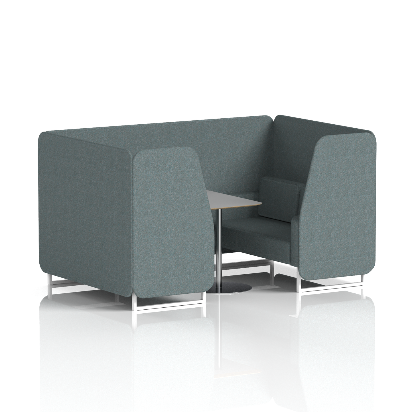 Brixworth Booth With Grey Table In Single Tone (Part 2)