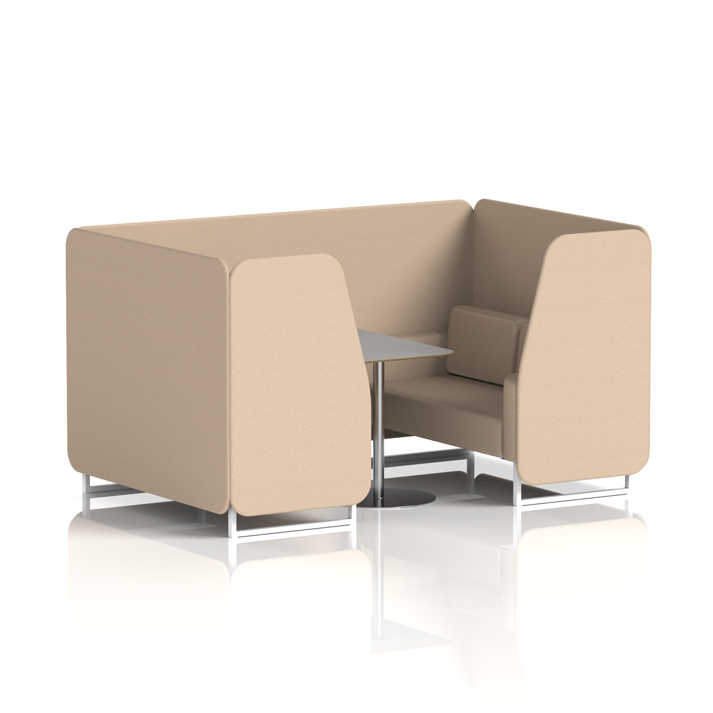 Brixworth Booth With Grey Table In Single Tone (Part 2)