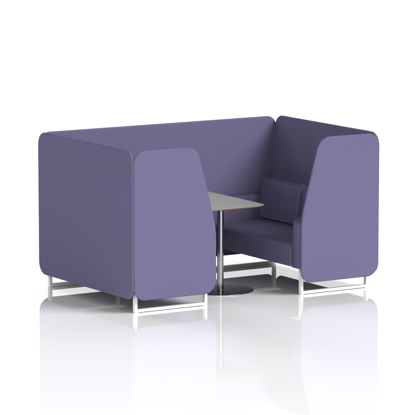 Brixworth Booth With Grey Table In Single Tone (Part 2)