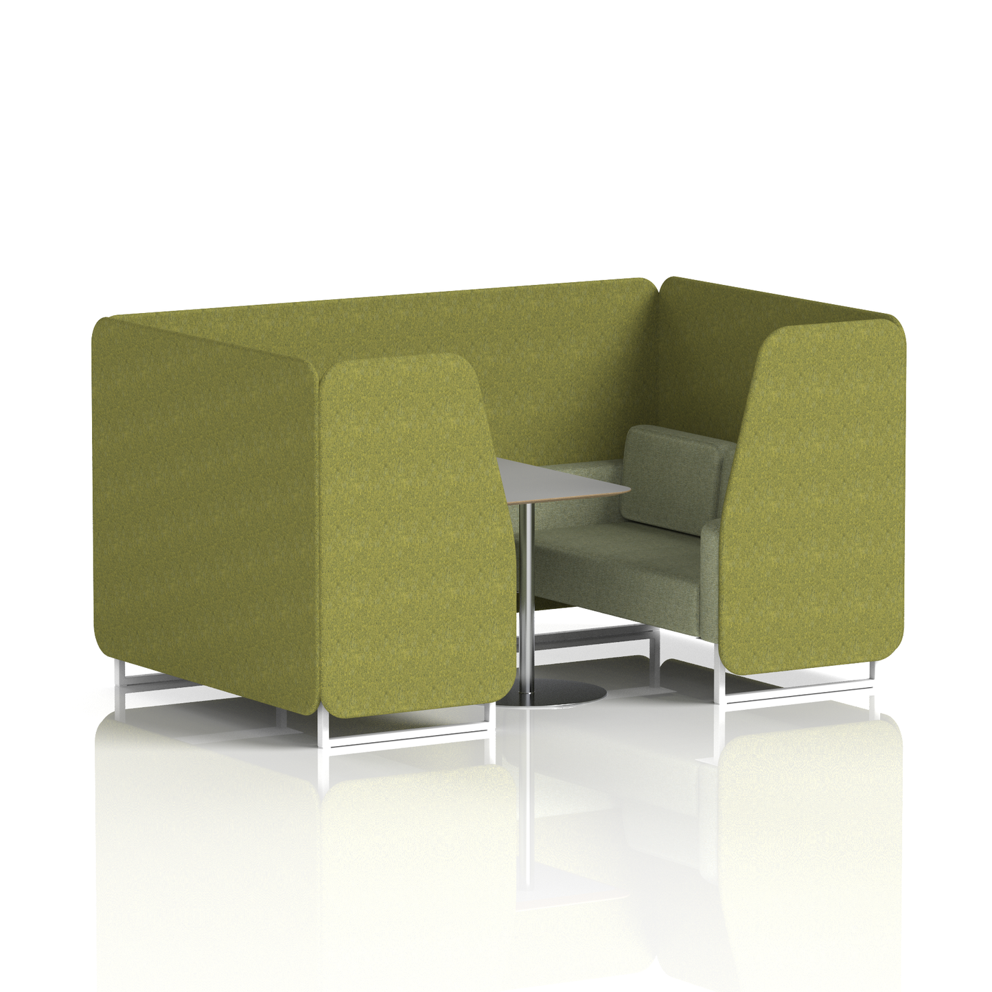 Brixworth Booth With Grey Table In Two Tone (Part 1)
