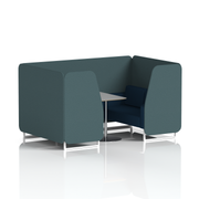 Brixworth Booth With Grey Table In Two Tone (Part 2)