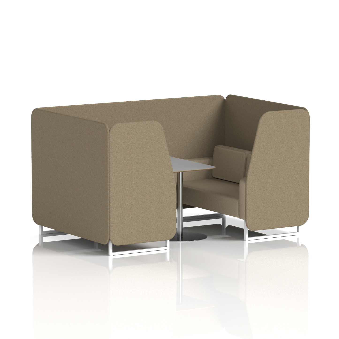 Brixworth Booth With Grey Table In Two Tone (Part 2)