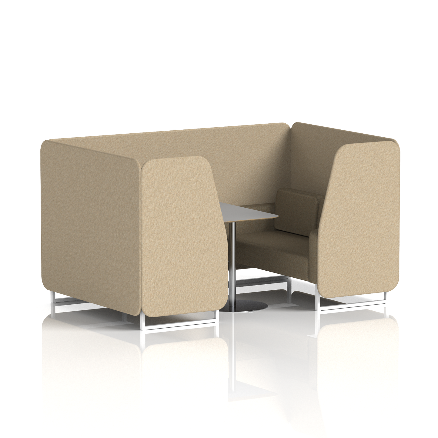 Brixworth Booth With Grey Table In Two Tone (Part 2)