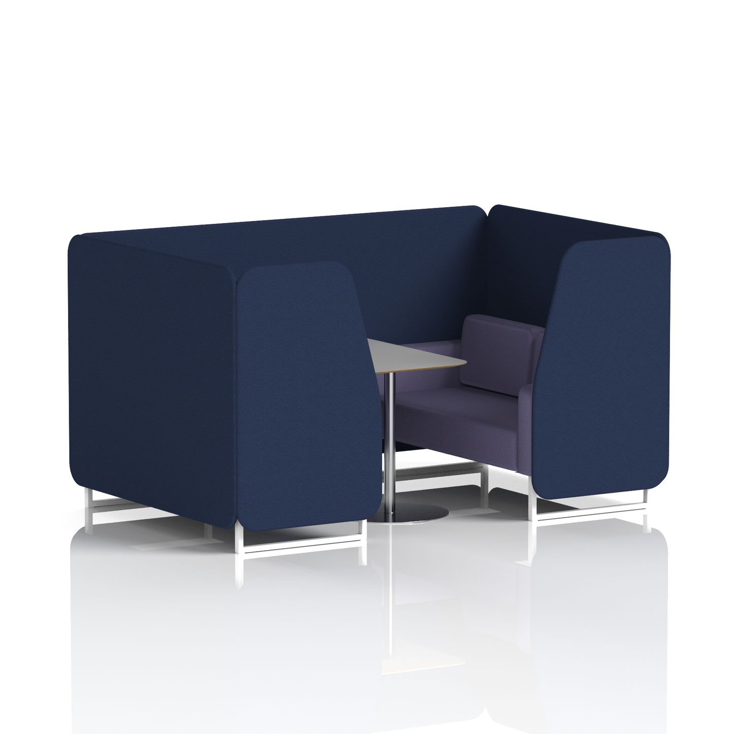 Brixworth Booth With Grey Table In Two Tone (Part 2)