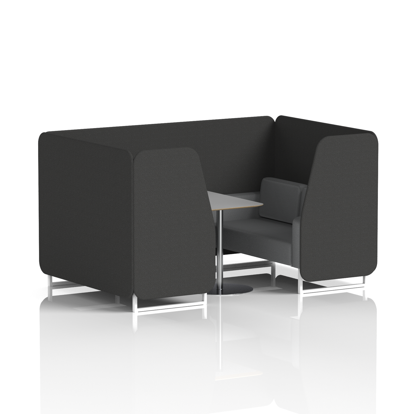 Brixworth Booth With Grey Table In Two Tone (Part 2)
