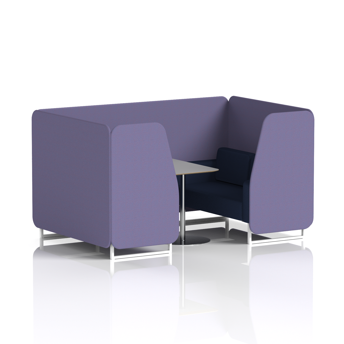 Brixworth Booth With Grey Table In Two Tone (Part 2)