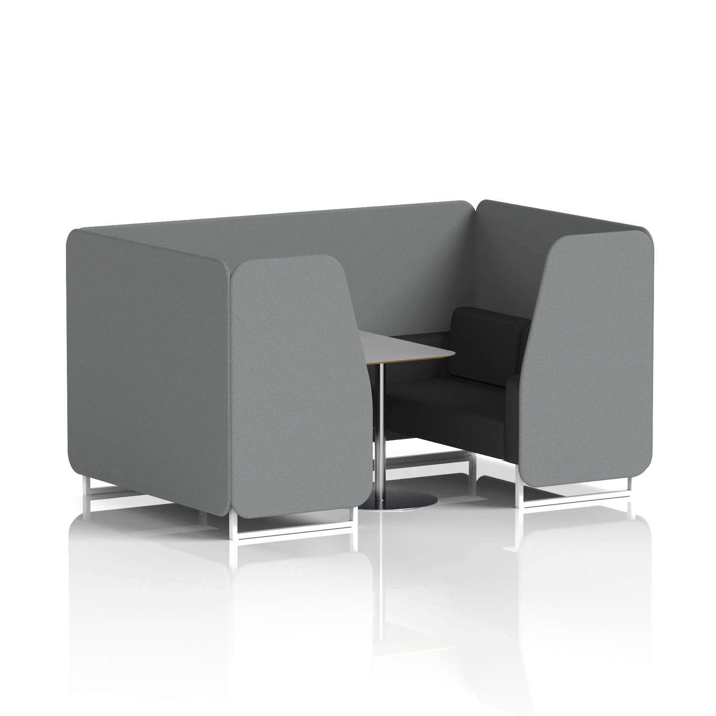 Brixworth Booth With Grey Table In Two Tone (Part 2)