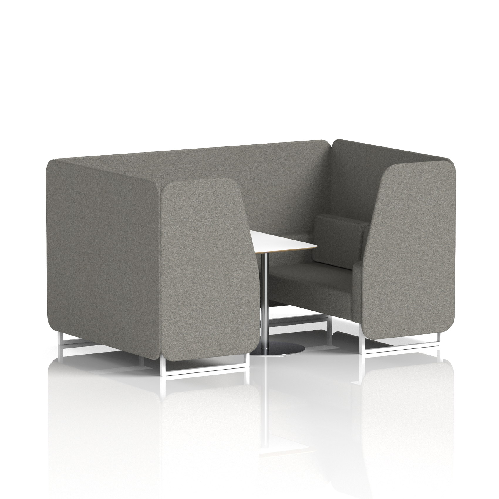 Brixworth Booth With White Table In Single Tone (Part 2)